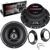 EvoTuning Renegade Kit 4 Casse Altoparlanti Anteriori e Posteriori Renegade 165 per Fiat Panda 169