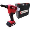 RIVIT Rivettatrice elettrica a batteria per rivetti alluminio acciaio RIVIT RIV720 CE