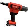 RIVIT Rivettatrice elettrica a batteria rivetti alluminio acciaio RIVIT RIV710 CE