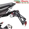 LIGHTECH Portatarga Z900 Lightech 2022 Moto Regolabile Completo Luce Led Catadriottro