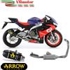 Arrow Scarico Completo Moto Aprilia RS 660 2024 Arrow Indy Race Alluminio Nero