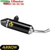 Arrow Fantic Motor XMF 125 2023 Terminale Di Scarico Thunder Alluminio Nero Moto