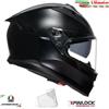 AGV Casco Agv K7 Matt Black Nero Opaco Fibra Moto Visiera Pinlock TG M 57 58