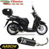 Arrow Scarico Completo Honda SH 150 2020 Arrow Moto Terminale Urban Nero Omologato