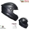 AGV Casco AGV K6 S Matt Black Integrale Nero Opaco Moto ECE 22.06 TG XL 61 62 Fibra