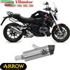 Arrow BMW R 1250 R 2019 Terminale Di Scarico Per Moto Maxi Race-Tech Titanio