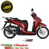 Mivv Honda SH 350 2022 Terminale Di Scarico Scooter Marmitta Mover Inox Nero