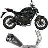 MIVV Scarico Completo Mivv Yamaha Mt-07 2022 Per Moto Terminale Delta Race Nero