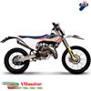 Termignoni HUSQVARNA TE 125 Terminale Di Scarico Moto Inox Titanio Racing