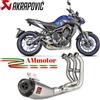 Akrapovic Yamaha MT-09 2019 Scarico Completo Per Moto Racing Terminale Titanio