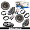 PHONOCAR 66026 Casse altoparlanti Ant + Post coassiali 165mm 60w per VW GOLF IV