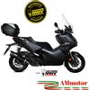 Mivv Honda Adv 350 2023 Terminale Di Scarico Scooter Marmitta Mover Inox Nero