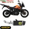 Arrow KTM 390 Adventure 2020 Terminale Di Scarico Per Moto Indy Race Nero