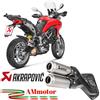 Akrapovic Ducati Multistrada 950 2019 Terminale Di Scarico Per Moto In Titanio