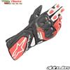 Alpinestars Guanti Moto Alpinestars SP 8 V3 Black White Bright Red Racing Pelle Tg M