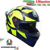 Agv K1 S Soleluna 2018 Top Casco Valentino Rossi Integrale Moto Taglia S 55 56