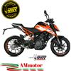 Mivv Ktm 125 Duke 2017 Terminale Di Scarico Moto Marmitta Mk3 Inox Nero