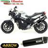 Arrow BMW F 800 R 2014 Terminale Di Scarico Maxi Race-Tech Nero Moto Omologato