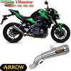 Arrow Kawasaki Z 900 2017 Terminale Di Scarico Slip-On Per Moto Pro-Race Titanio