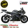 Mivv Yamaha Yzf 600 R6 2003 Terminale Di Scarico Per Moto Marmitta Gp Inox Nero