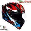 Agv K1 S Fastlap Black Red Blue Casco Integrale Moto Taglia L 59 60 CM E2206