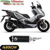 Arrow Honda ADV 350 2023 Terminale Di Scarico Urban Alluminio Nero Per Moto