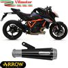 Arrow KTM 1290 Super Duke R 2022 Terminale Di Scarico Moto Pro-Race Inox Nero