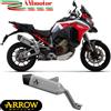 Arrow Ducati Multistrada V4 2021 Terminale Di Scarico Veloce Omologato Per Moto