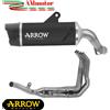 Arrow Scarico Completo Kawasaki Versys 1100 25 Arrow Terminale Moto Indy Race EVO Nero
