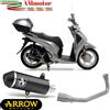 Arrow Scarico Completo Honda SH 125 2019 Arrow Per Moto Terminale Urban Nero Racing