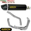 Arrow Scarico Completo Honda CBR 600 RR 2007 Arrow Per Moto Terminale Indy Race Nero