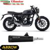 Arrow Honda GB 350 S 2025 Terminale Di Scarico Per Moto Rebel Fondello Nero