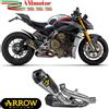 Arrow Scarichi Ducati StreetFighter V4 2021 Arrow Terminali Works Raccordi Inox Moto