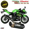 Mivv Gp Pro Kawasaki Ninja 400 2018 Terminale Di Scarico Nero Moto Black K047LXB