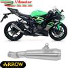 Arrow Kawasaki ZX-6R 636 2019 Terminale Di Scarico Slip-On Moto Pro-Race Acciaio