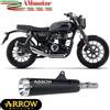 Arrow Honda GB 350 S 2026 Terminale Di Scarico Per Moto Rebel Fondello Alluminio
