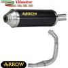 Arrow Scarico Completo Kawasaki Versys 650 2008 Arrow Per Moto Maxi Race-Tech Nero