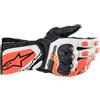 Alpinestars Guanti Moto Alpinestars SP 8 V3 Black White Red Fluo Racing Pelle Tg XL
