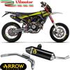 Arrow Scarico Completo Fantic Motor XEF 125 2023 Arrow Terminale Nero Collettore Moto