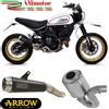 Arrow Scarico Ducati Scrambler 800 Desert Sled 2017 Arrow Terminale Nero Moto