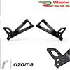 RIZOMA Pedane Passeggero Yamaha MT 09 2017 Rizoma Regolabili Kit Poggiapiedi Per Moto
