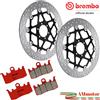 Brembo Dischi Freno Brembo + Pastiglie SA Ducati Scrambler 1100 Special Anteriori Moto