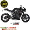 Mivv Triumph Speed Triple 1050 R 2020 Terminale Di Scarico Per Moto Mk3 Carbonio