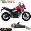 Arrow Honda CB 500 X 2020 Terminale Di Scarico Pro-Race Acciaio Nero Per Moto