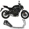 MIVV Scarico Completo Mivv Yamaha Mt-07 2022 22 Terminale Delta Race Black Moto Alto