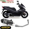 Arrow Scarico Completo Honda PCX 125 2014 Arrow Per Moto Terminale Urban Nero Racing
