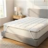 Generico Topper 160x190 Salvamaterasso con Imbottitura di Media Rigidità, Topper Letto Trapuntato che Dona Eleganza e Resistenza all'Usura, Migliora il Comfort di Materassi Vecchi o Troppo Morbidi/Rigidi