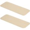 PATIKIL Feltro Base Sagomatore 14x5 2pz Borsa Fondo Sagomatore Imbottitura Borsetta Fodera Tavola Inserto Arco Angolo per Borse Tracolla Borsa Zaino Leggero Beige