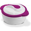 TELE WELT Ciotola termica con coperchio, viola, capacità 5 litri, con contenitore termico, mantiene il cibo al caldo fino a 4 ore, ciotola termica diametro 26 cm
