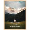 Giftgarden Cornice 30x40,Colore Legno con Tonalità Giallastra in PVC Set 1